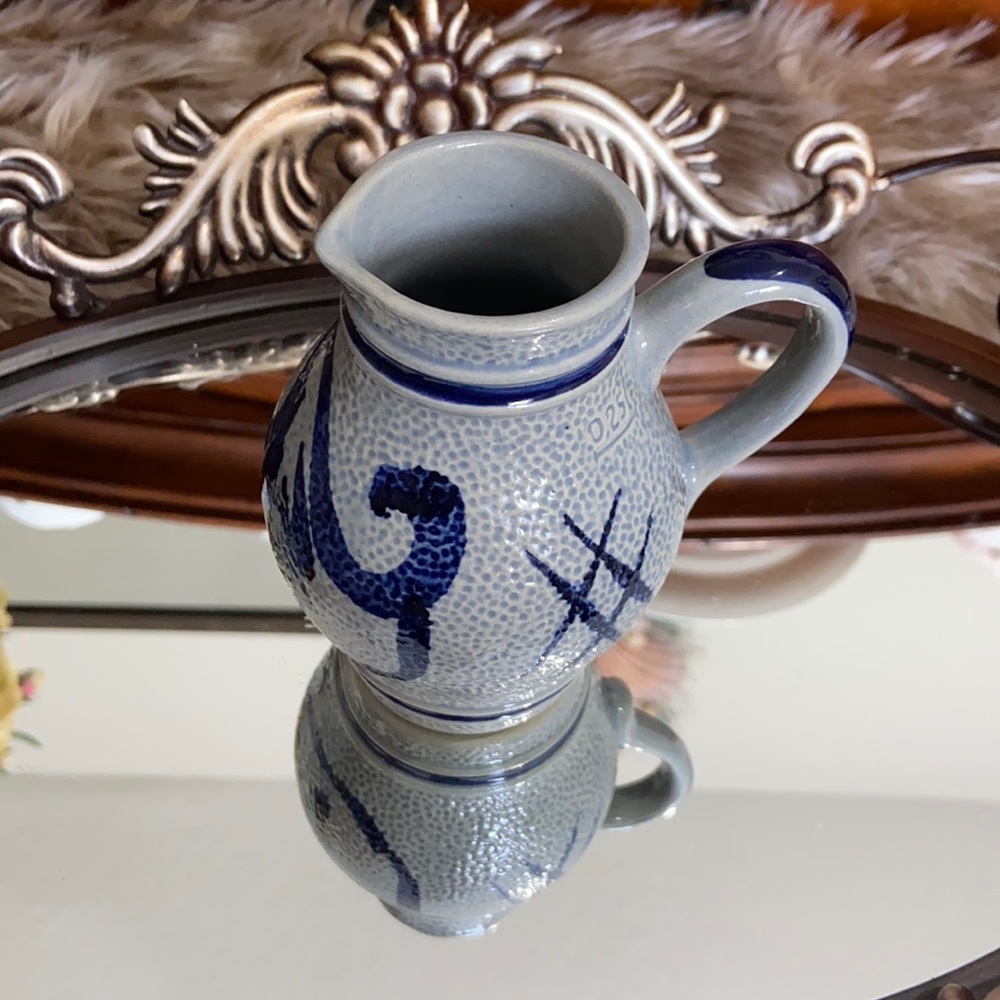 Small Vintage Pottery Jug Original Gerzit,Germany